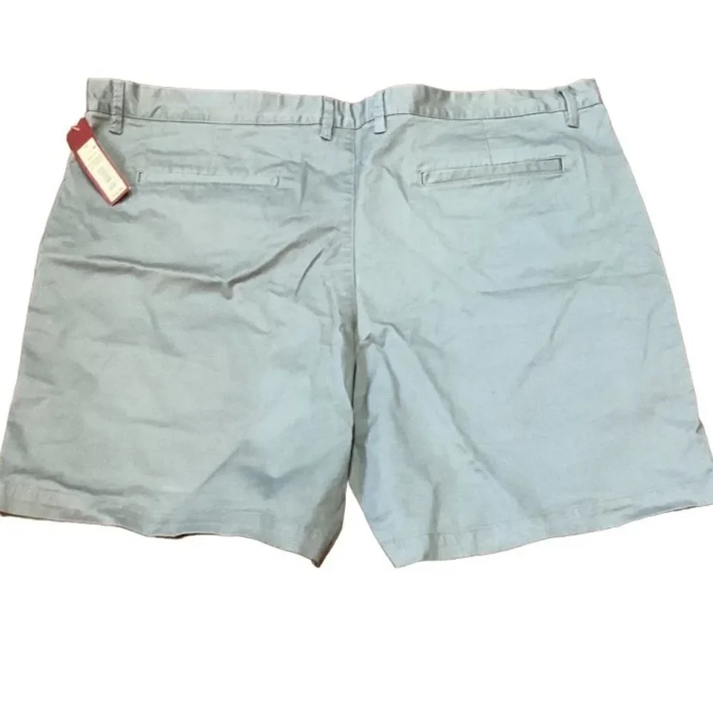 NWT Merona Flat Front Light Gray Shorts Size 42